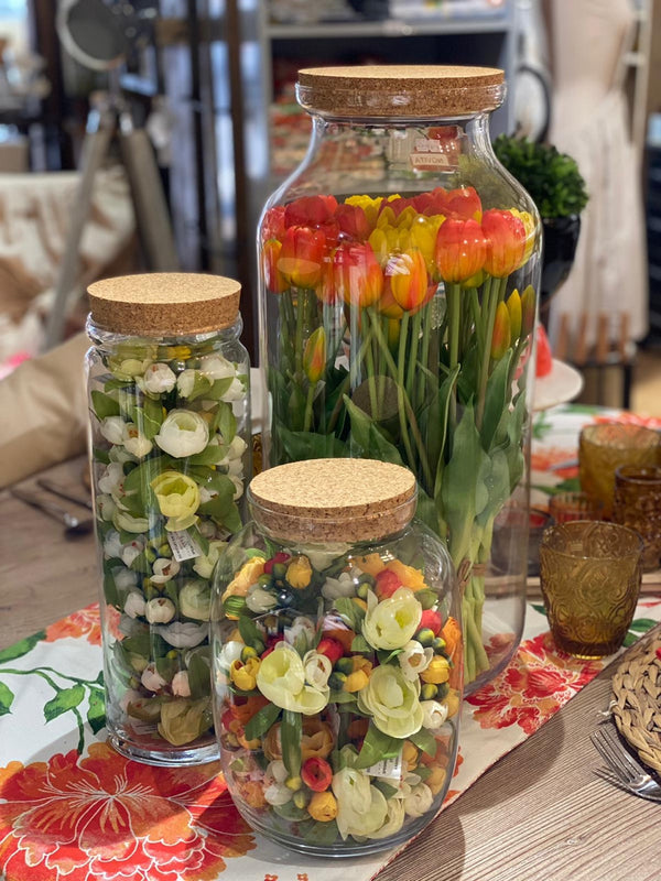 Barattolo Vetro con tappo Sughero