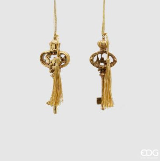 Decoro Chiave Oro con Nappa Piccola