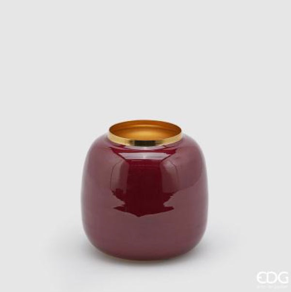 Vaso Charm Bombato Smaltato