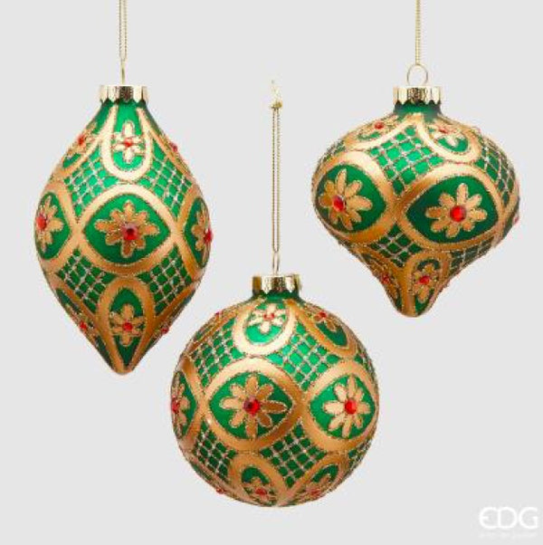 Palla Vetro Artdecò Verde