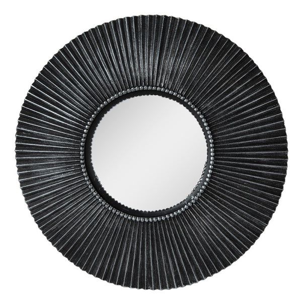 Specchio Cornice Nera Righe