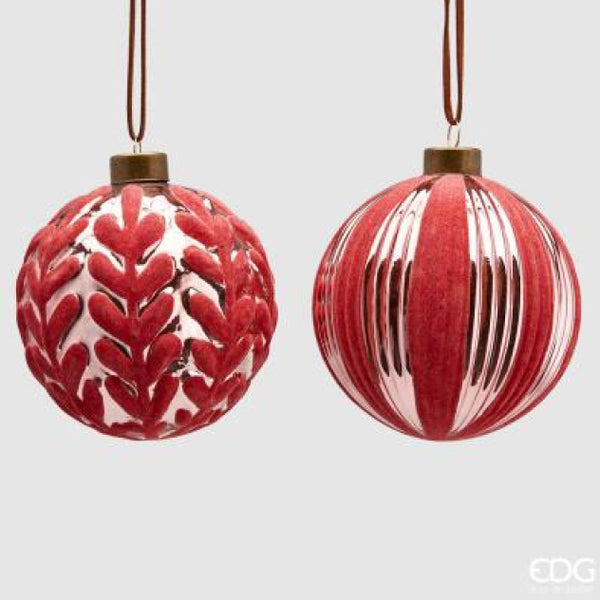 Palla Vetro Velvet Deco Grande