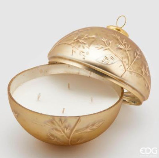 Candela Sfera in Vetro Bacche Grande