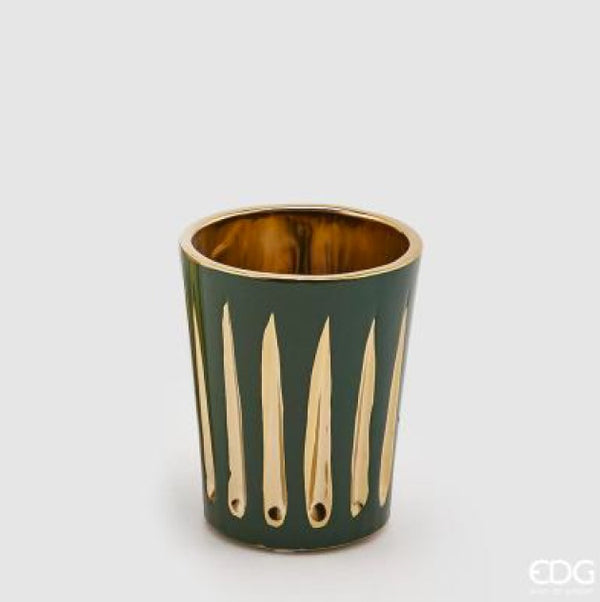 Vaso Freaky Verde e Oro