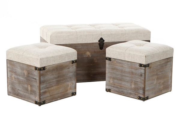 Baule con Seduta Imbottita