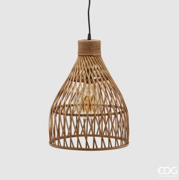 Lampadario Campana Bamboo
