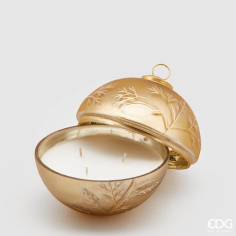 Candela Sfera in Vetro Bacche Media