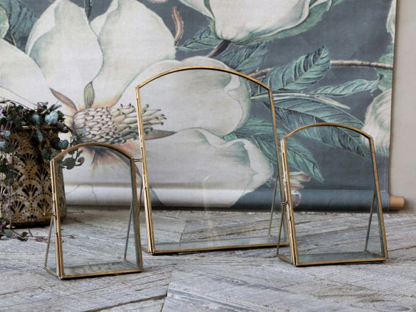 Portafoto Ottone Stondata