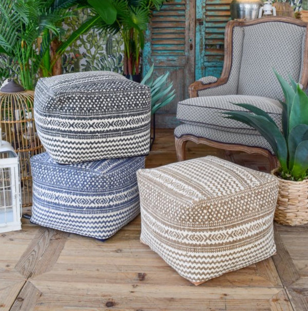 Pouf Canvas Summer