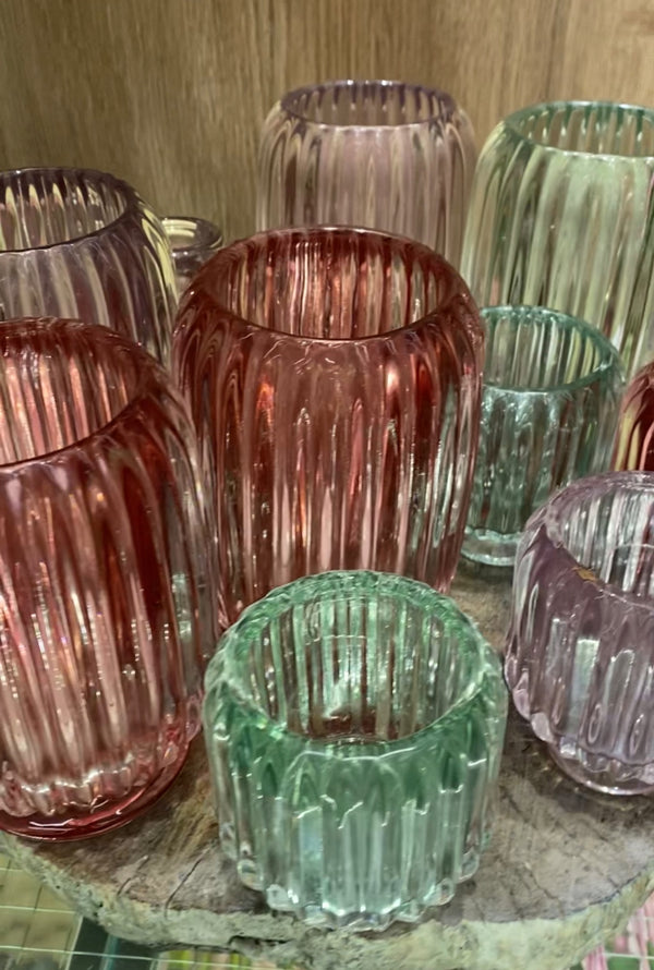 Portacandela Righe Colorful Piccolo