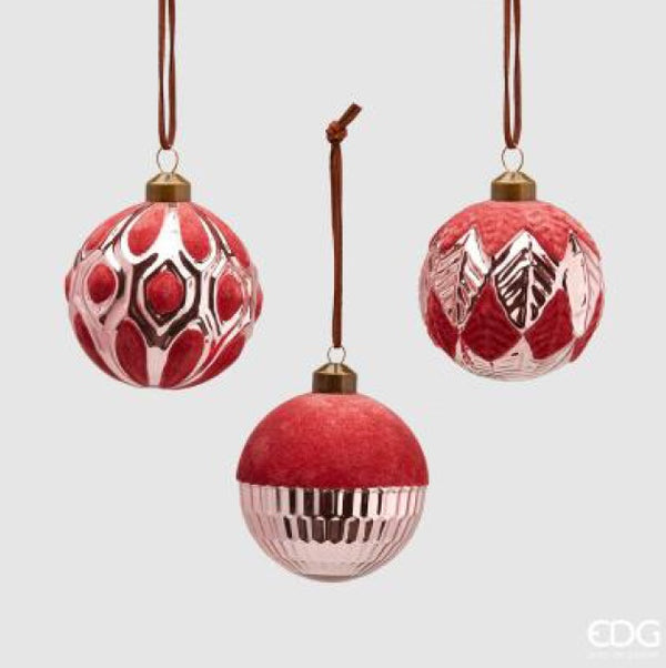 Palla Vetro Velvet Deco Piccola