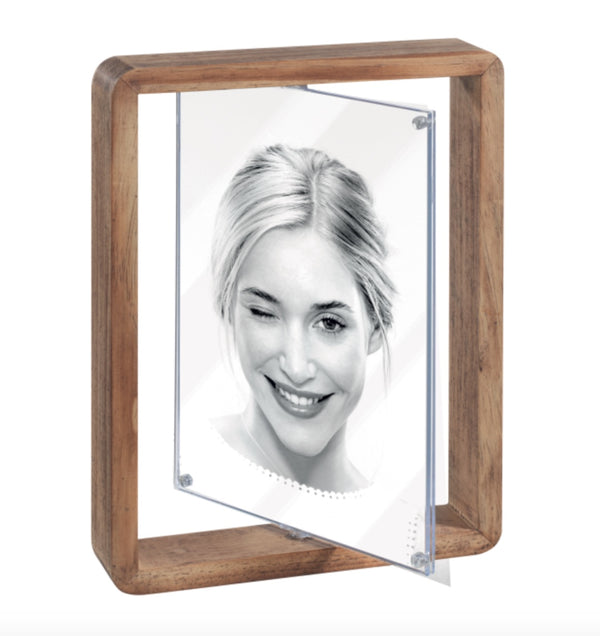 Portafoto in Legno Noce