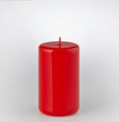 Candela Moccolo Laccata Rossa